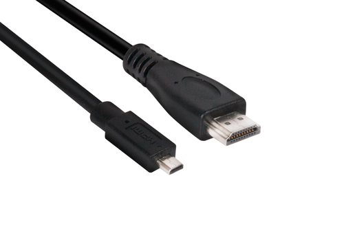 CLUB3D CAVO MICRO HDMI TO HDMI 2.0 4K 60HZ MALE/MALE 1MT BLACK